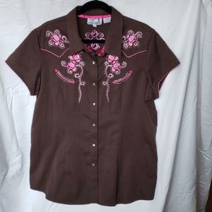 Shirt Western Wear Embroidered